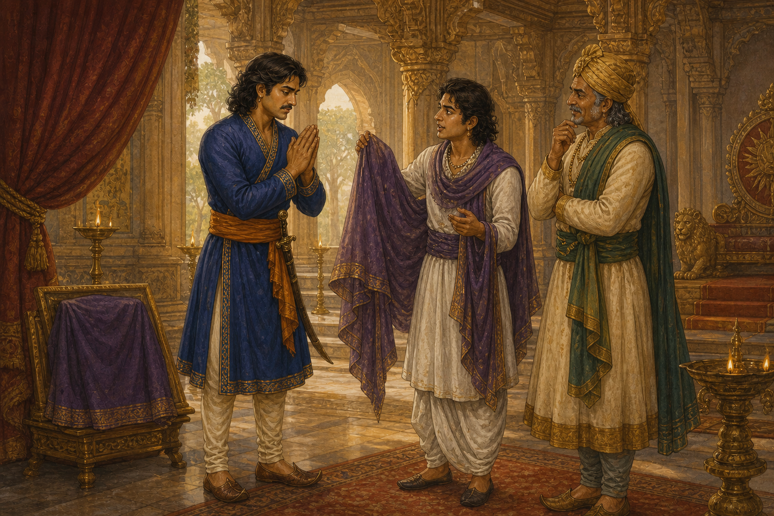 Anupavati: The Guardian of Careful Judgment — illustration