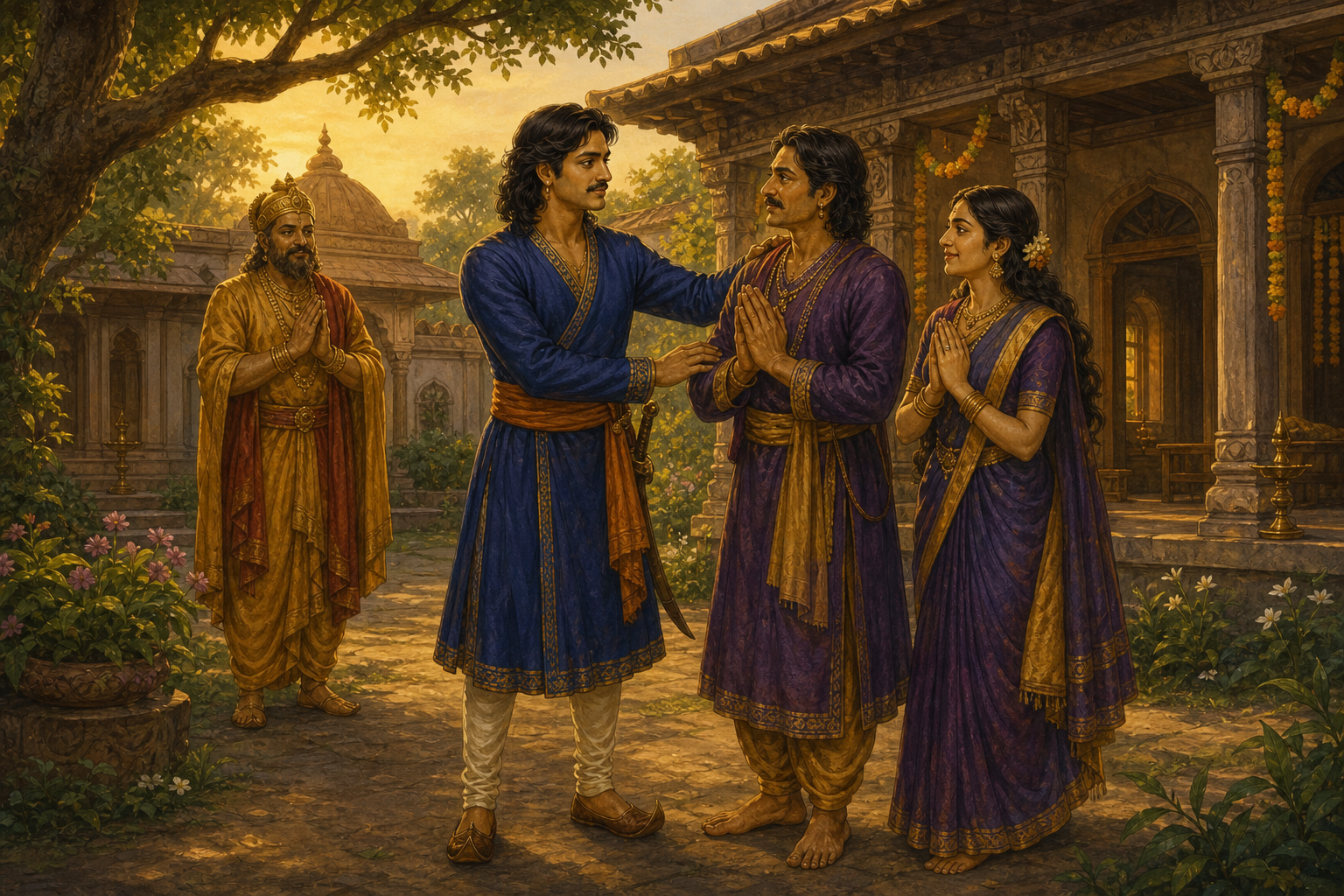 Anurodhavati: The Guardian of Steadfast Reunion — illustration