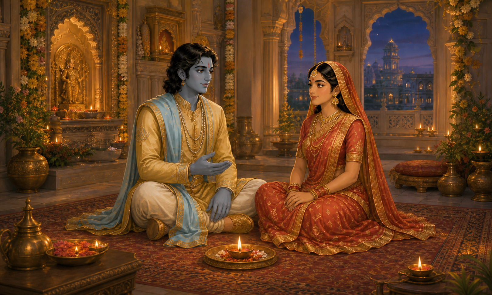 Ram and Sita quietly prepare for the responsibility ahead