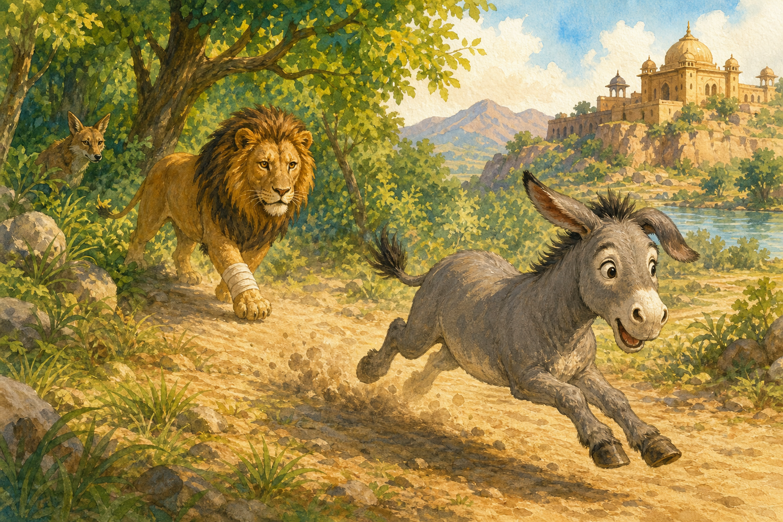 Flop-Ear and Dusty — illustration