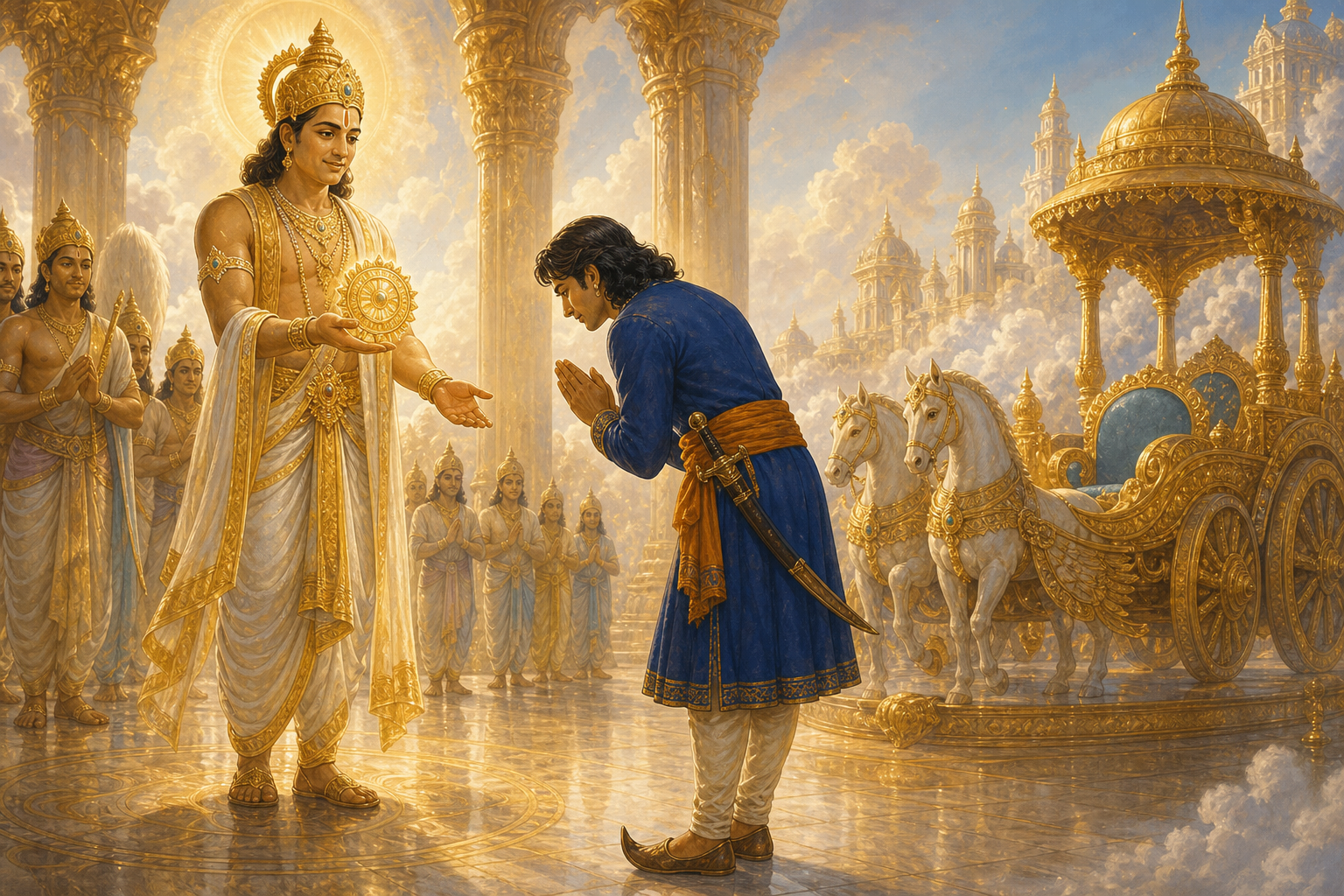 Jagajjyoti: The Guardian of Indra’s Blessing — illustration