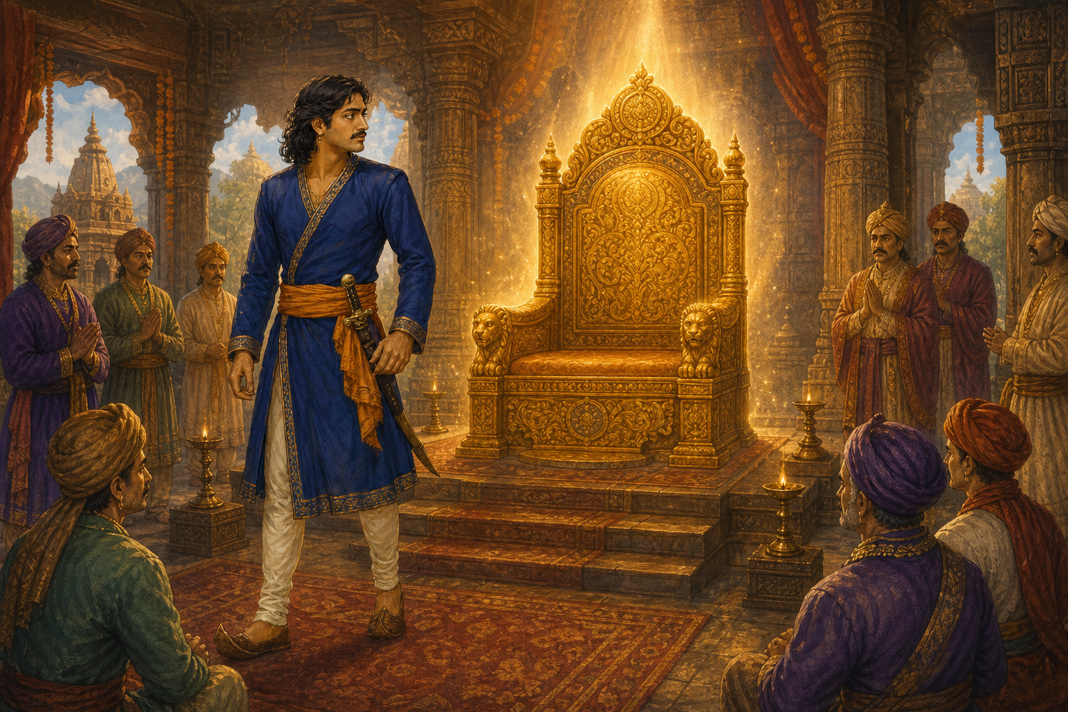 Jagajjyoti: The Guardian of Indra’s Blessing — illustration
