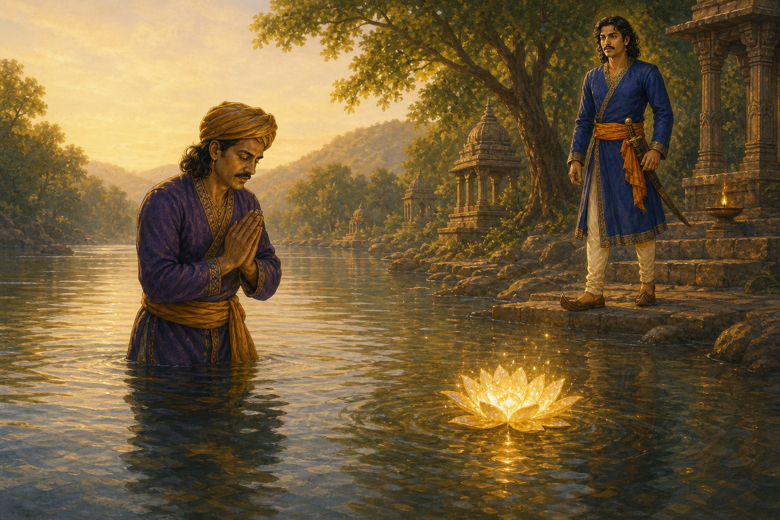 Karunavati: The Guardian of the Hidden Past — illustration
