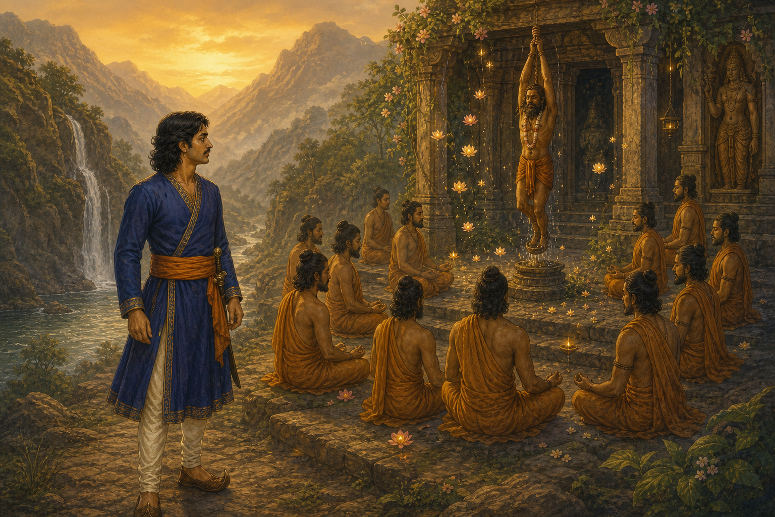 Karunavati: The Guardian of the Hidden Past — illustration