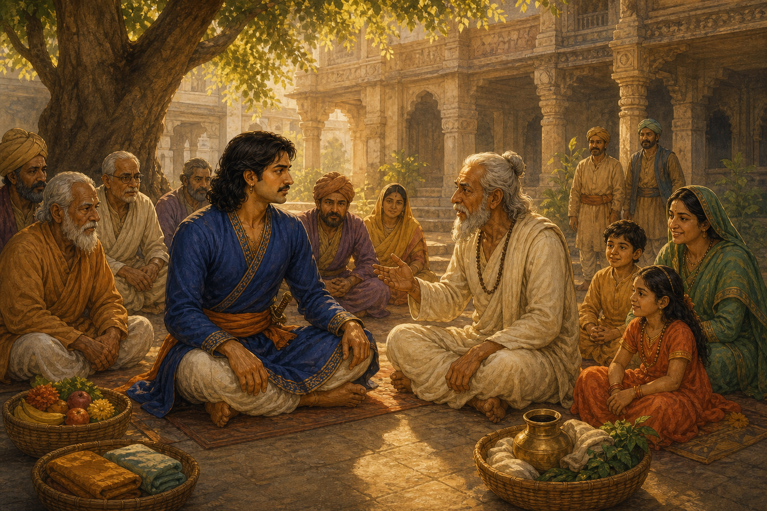 Madhumalati: The Guardian of Lasting Generosity — illustration