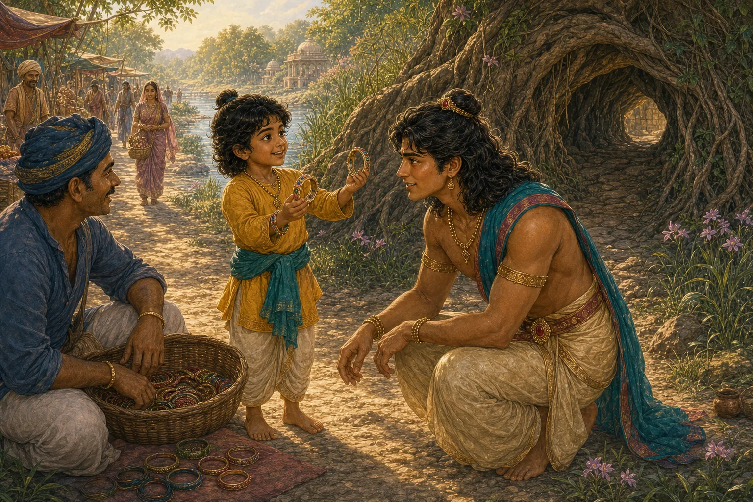 Muchie Rajah – The Fish Prince — illustration