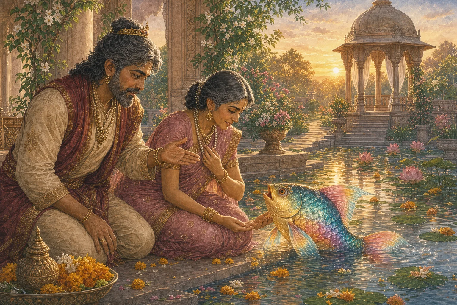 Muchie Rajah – The Fish Prince — illustration
