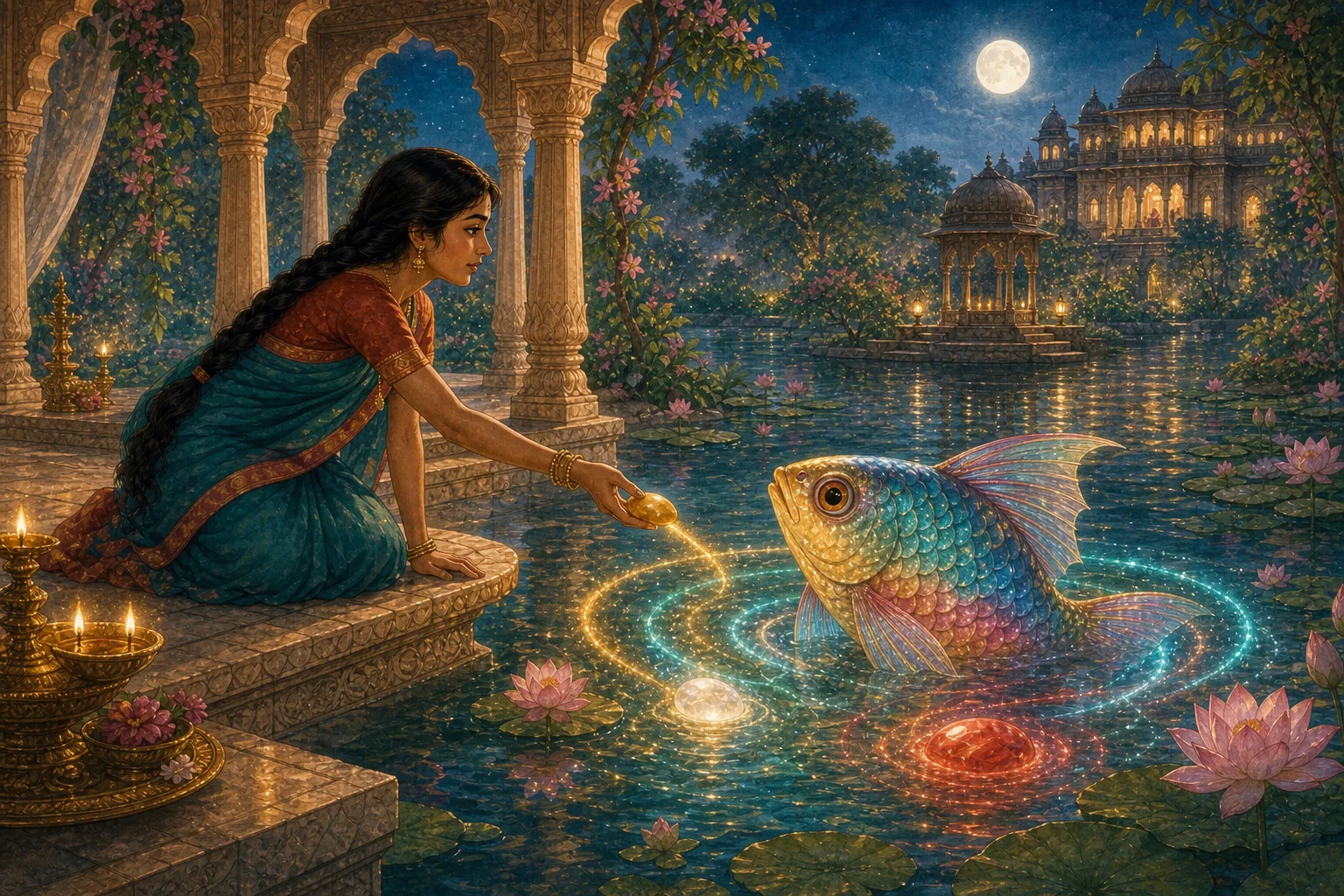 Muchie Rajah – The Fish Prince — illustration