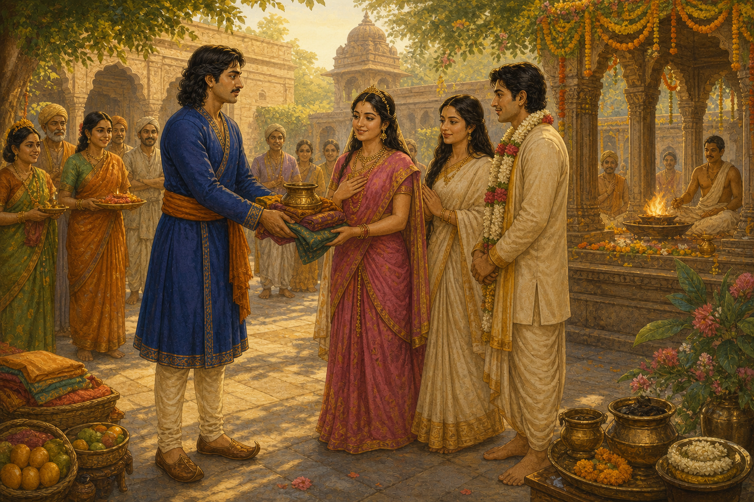 Padmavati: The Guardian of the Moonlit Rescue — illustration