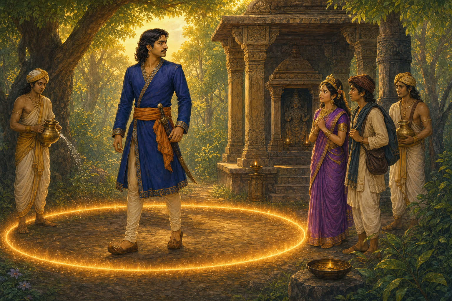 Prabhavati: The Guardian of the Impossible Promise — illustration