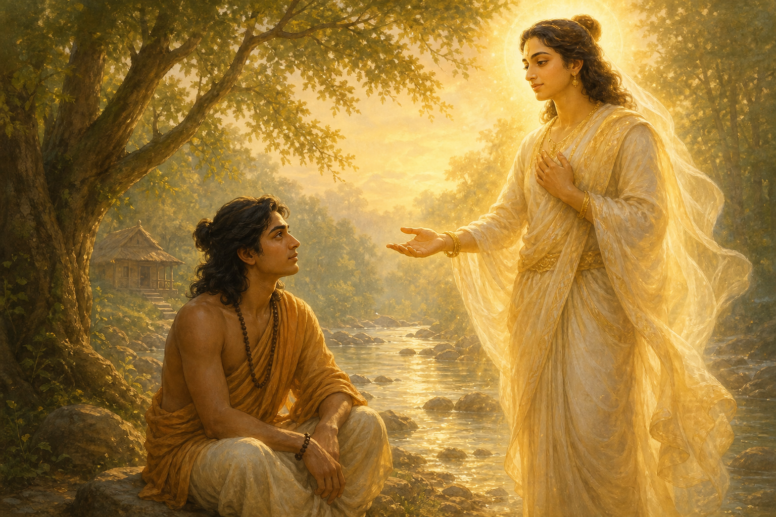 Ruru and Pramadvara — illustration