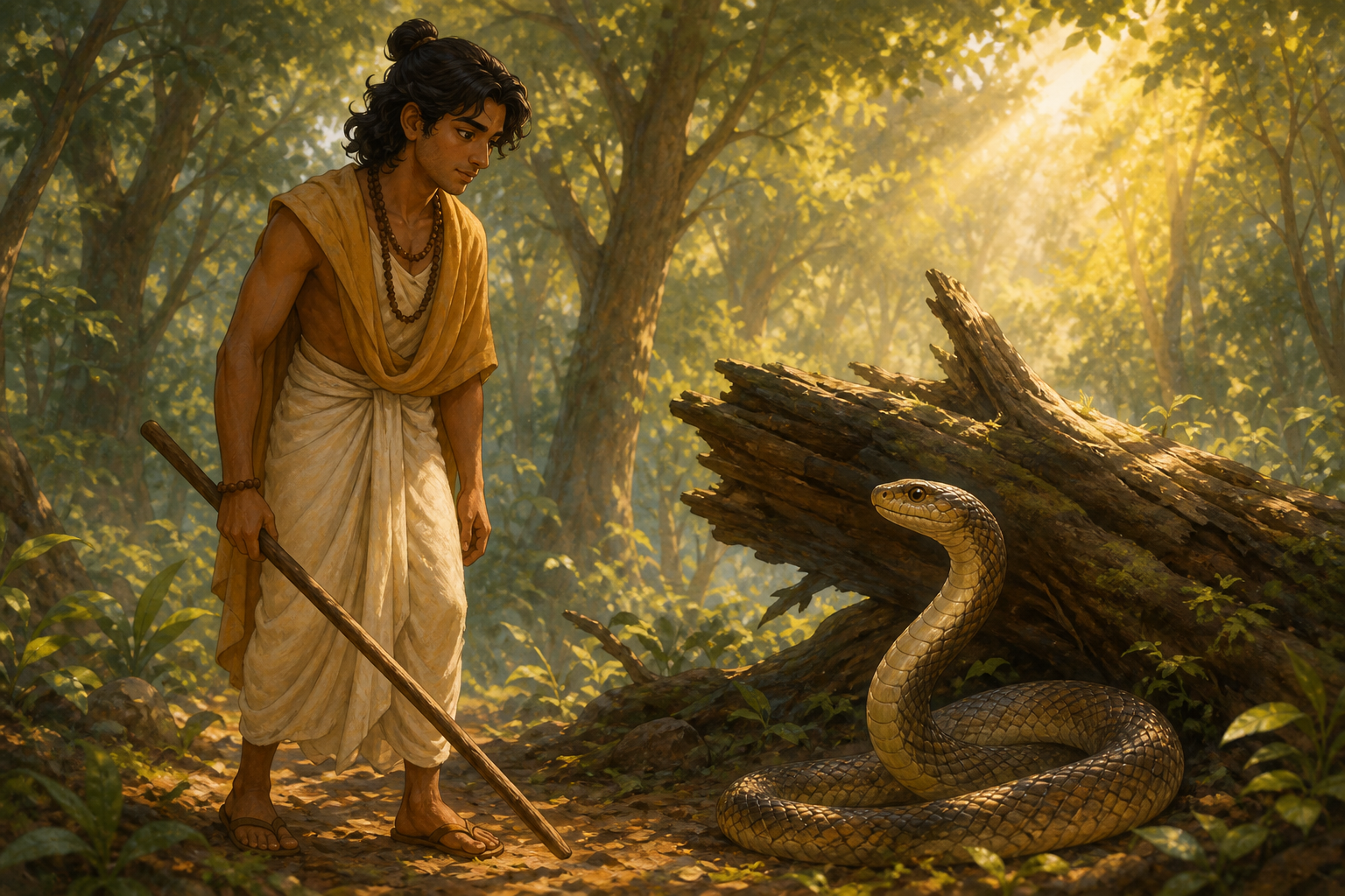 Ruru and Pramadvara — illustration