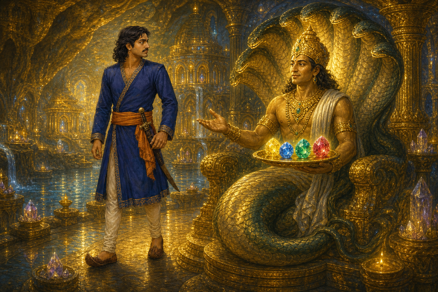 Satyavati: The Guardian of the Four Gems — illustration