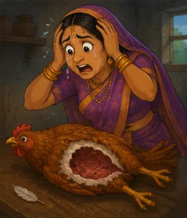 Magical Hen — illustration