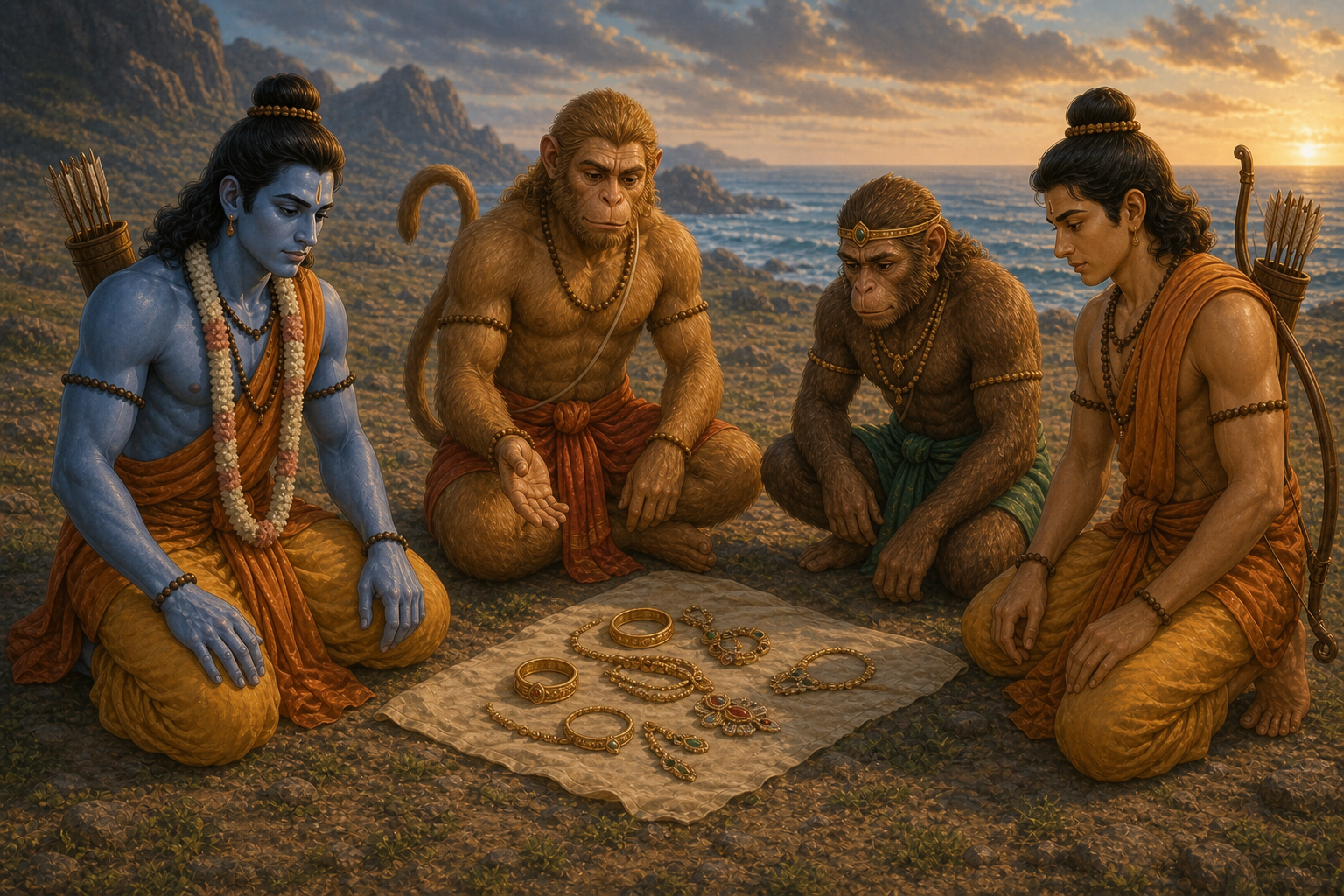 The Alliance with Sugriva — illustration