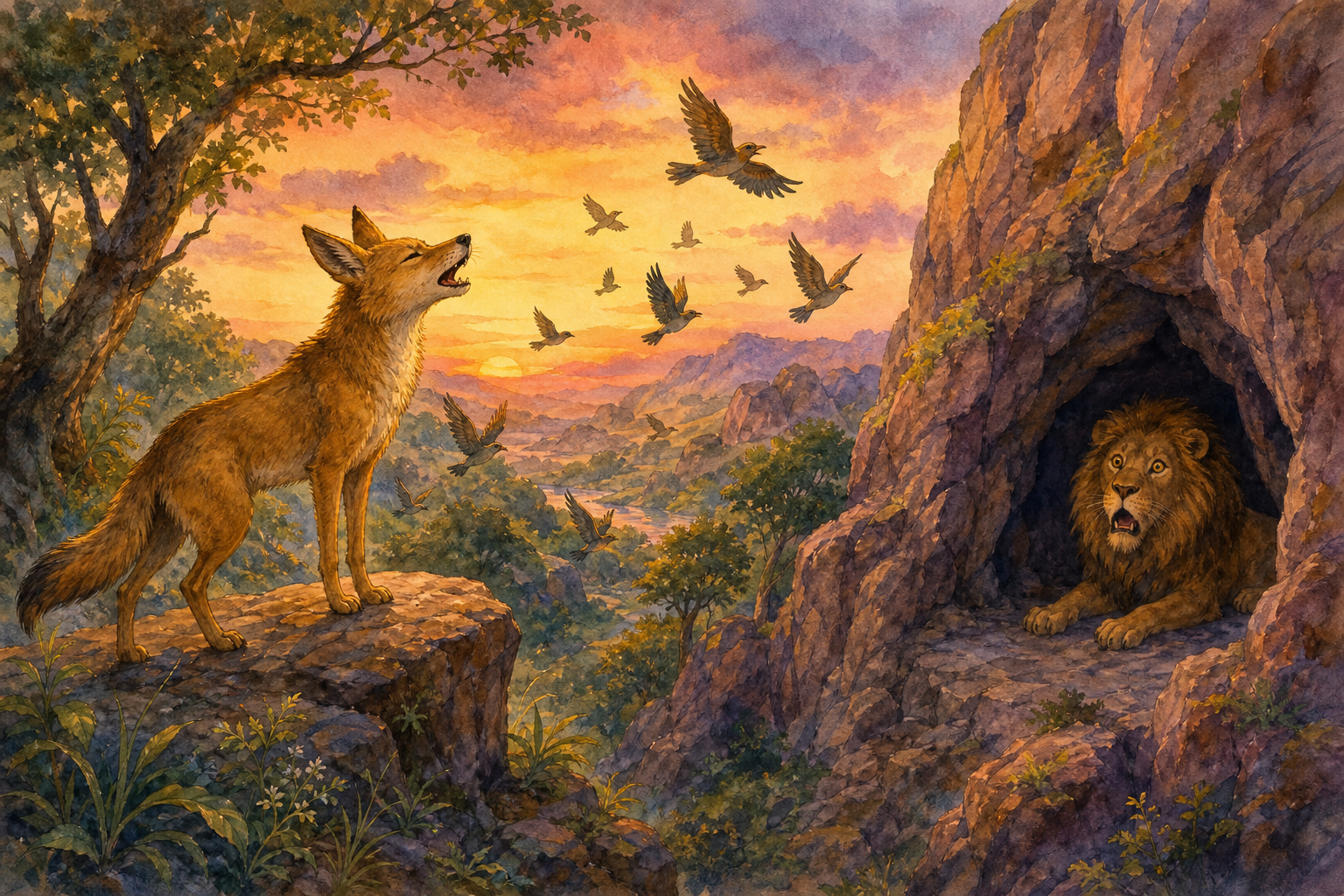 The Cave That Talked — illustration