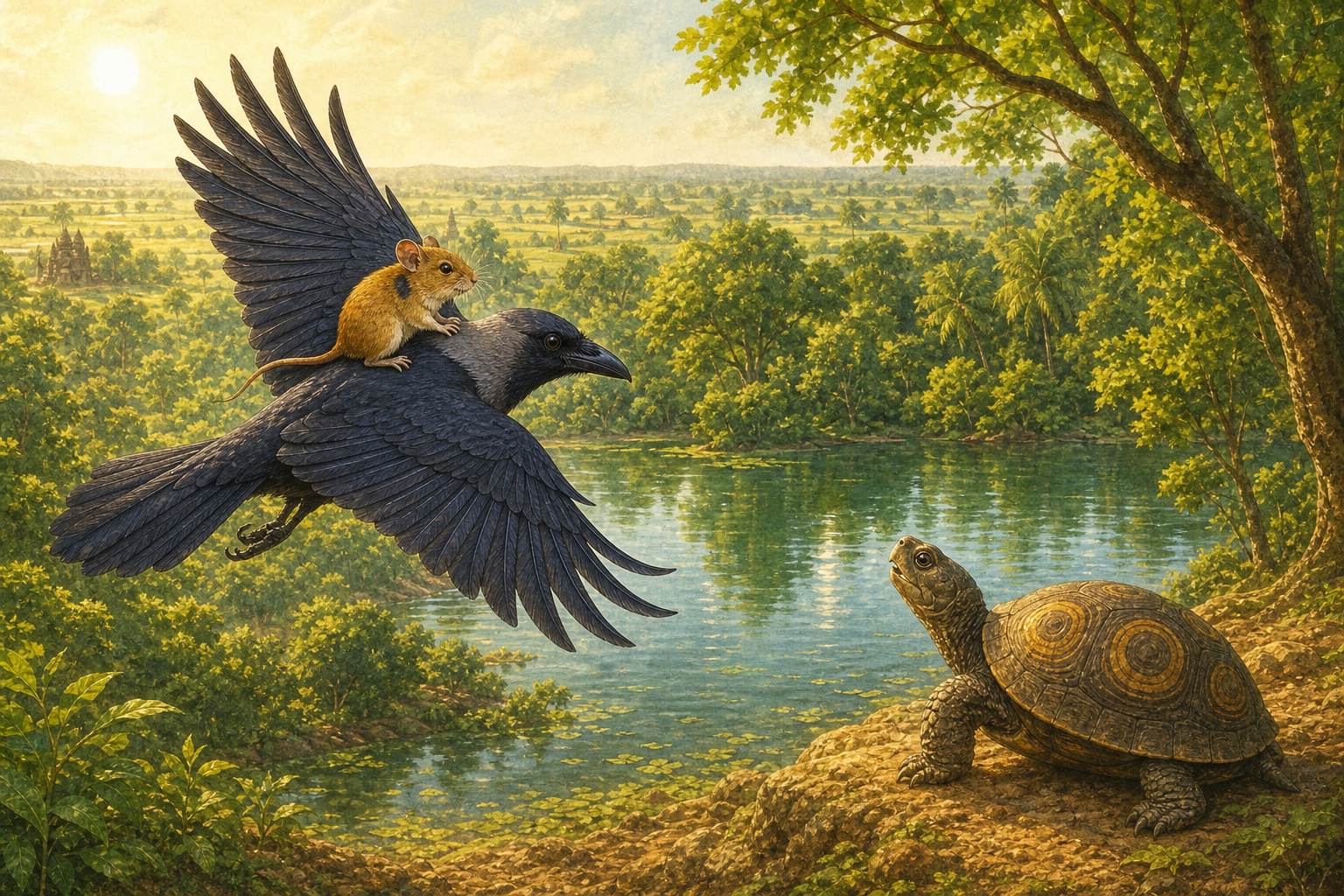The Four True Friends — illustration