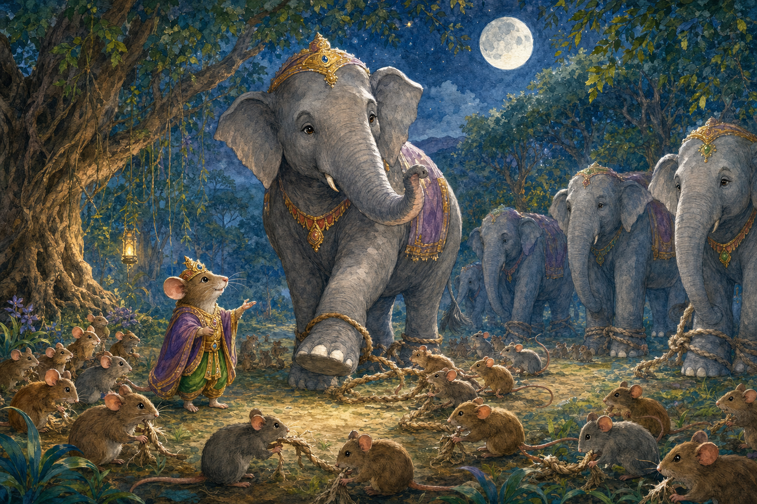 The Mice That Set Elephants Free — illustration