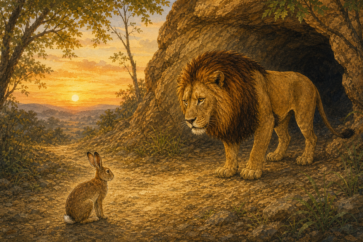 The Rabbit Who Outwitted Numskull — illustration