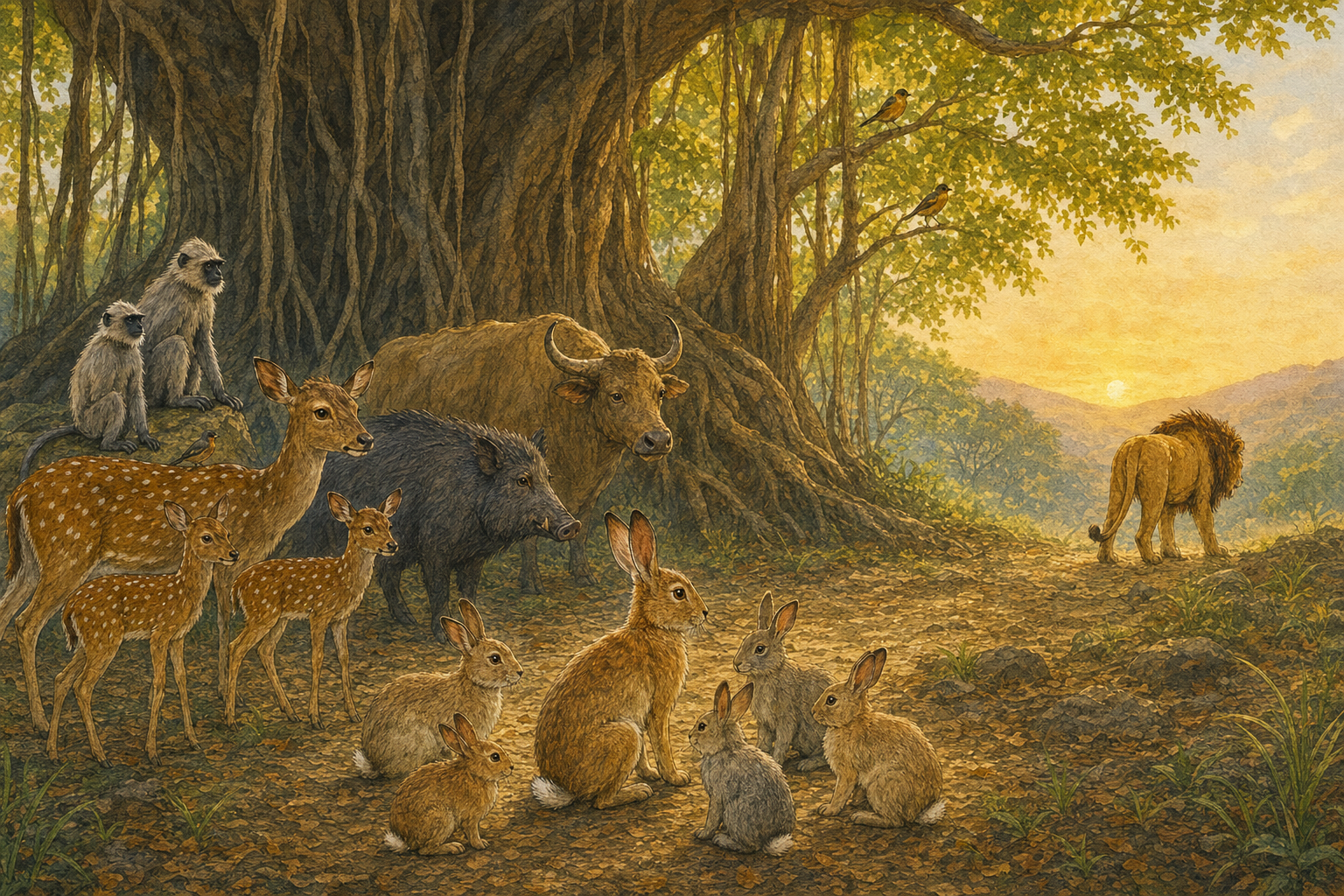 The Rabbit Who Outwitted Numskull — illustration