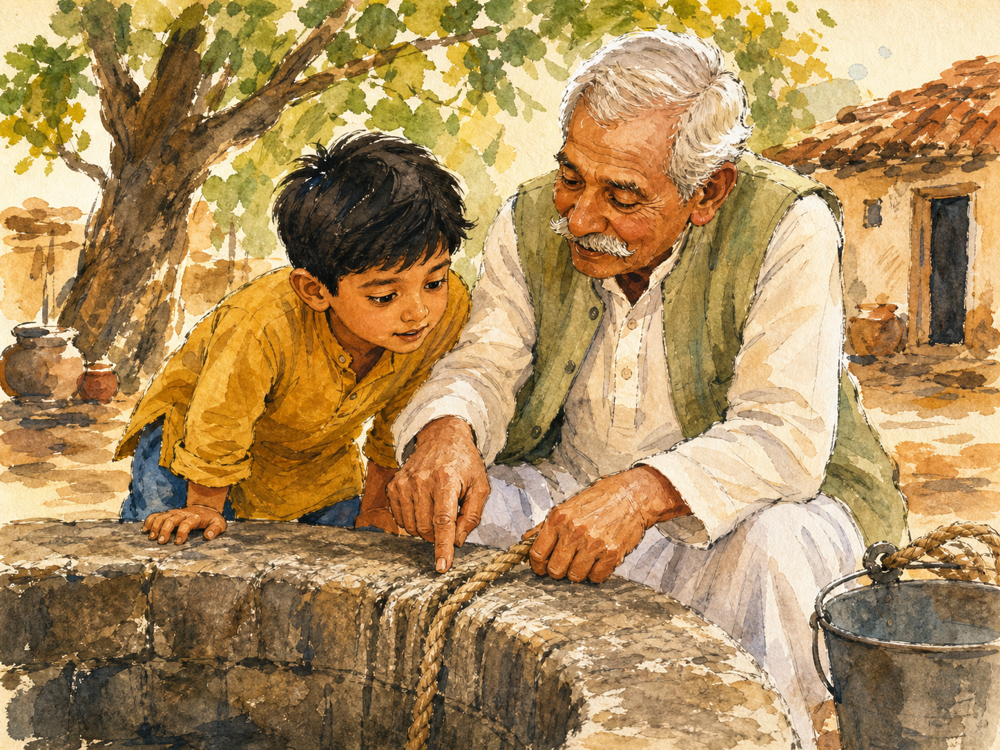 The Rope and the Well — illustration