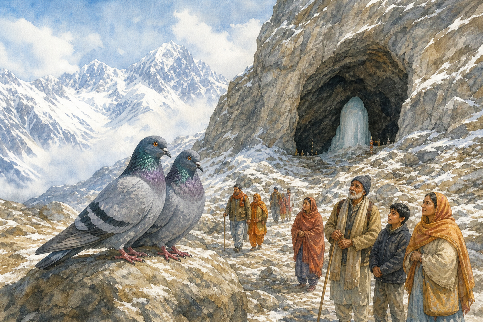 The Story of Amarnath — illustration
