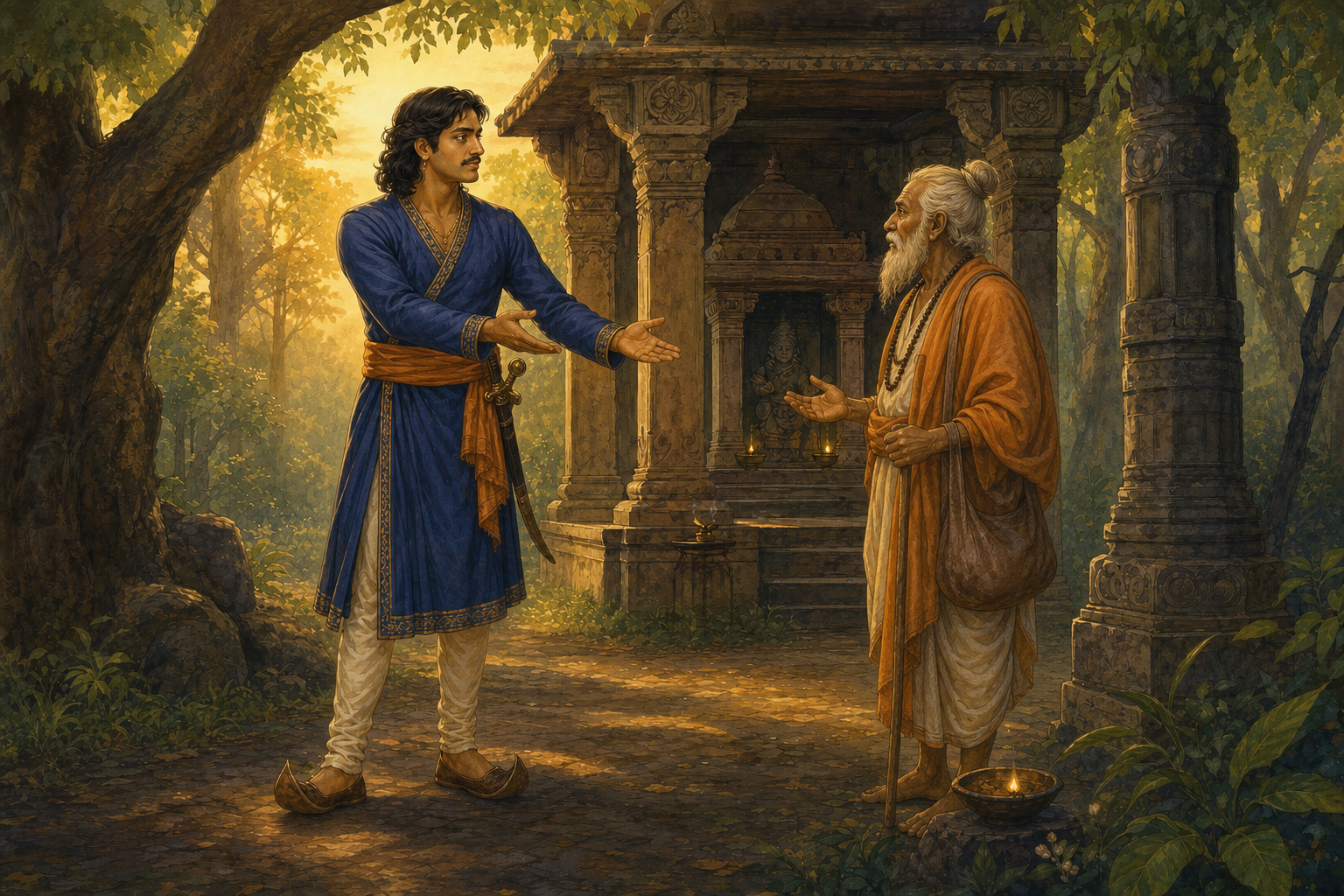 Vaidehi: The Guardian of the Road to Heaven — illustration