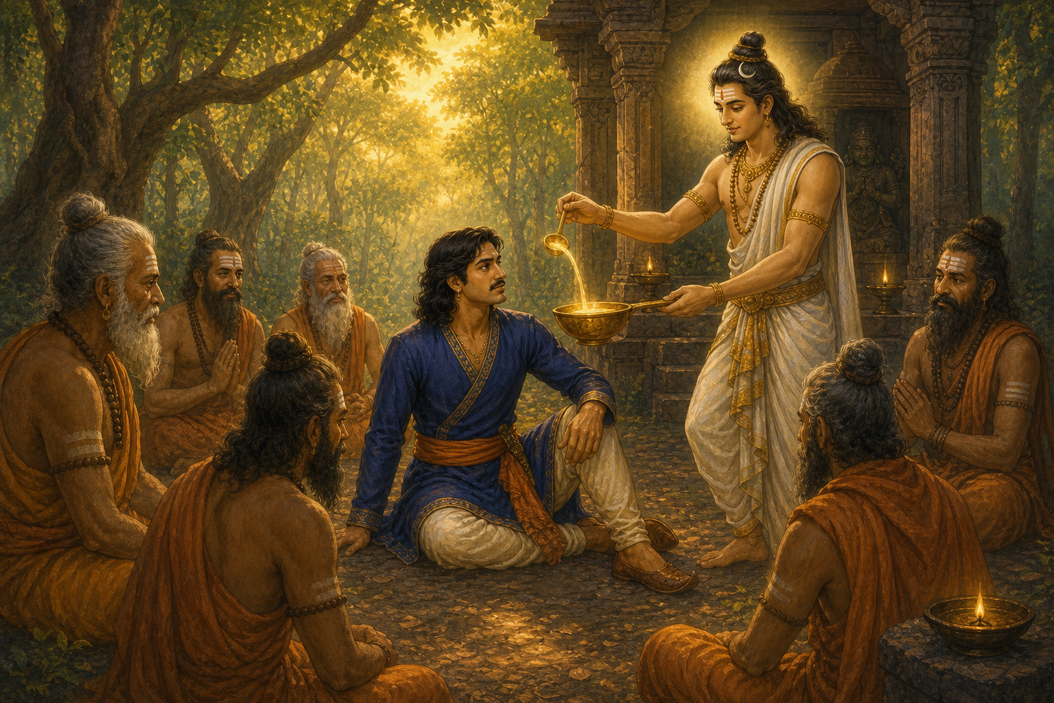 Vishvavati: The Guardian of the Gifted Merit — illustration