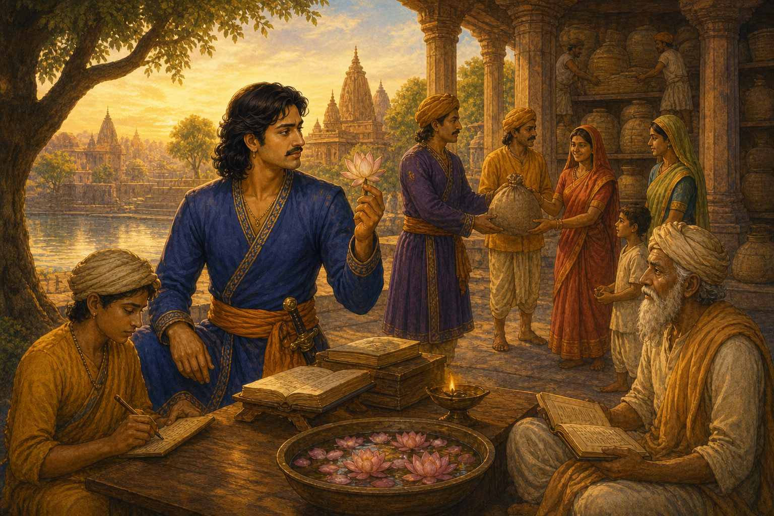 Vishvavati: The Guardian of the Gifted Merit — illustration
