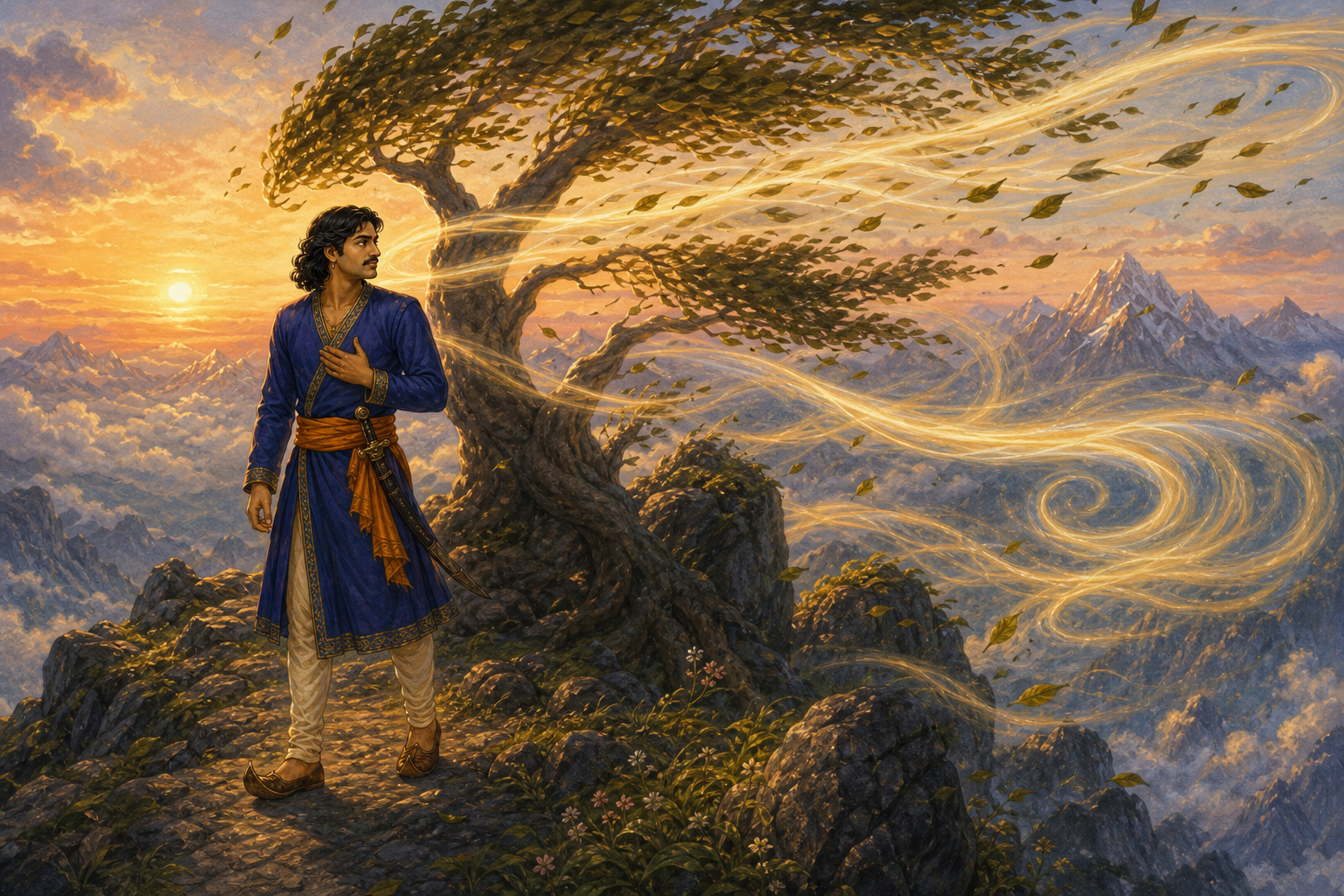 Vishvavati: The Guardian of Wind and Water — illustration