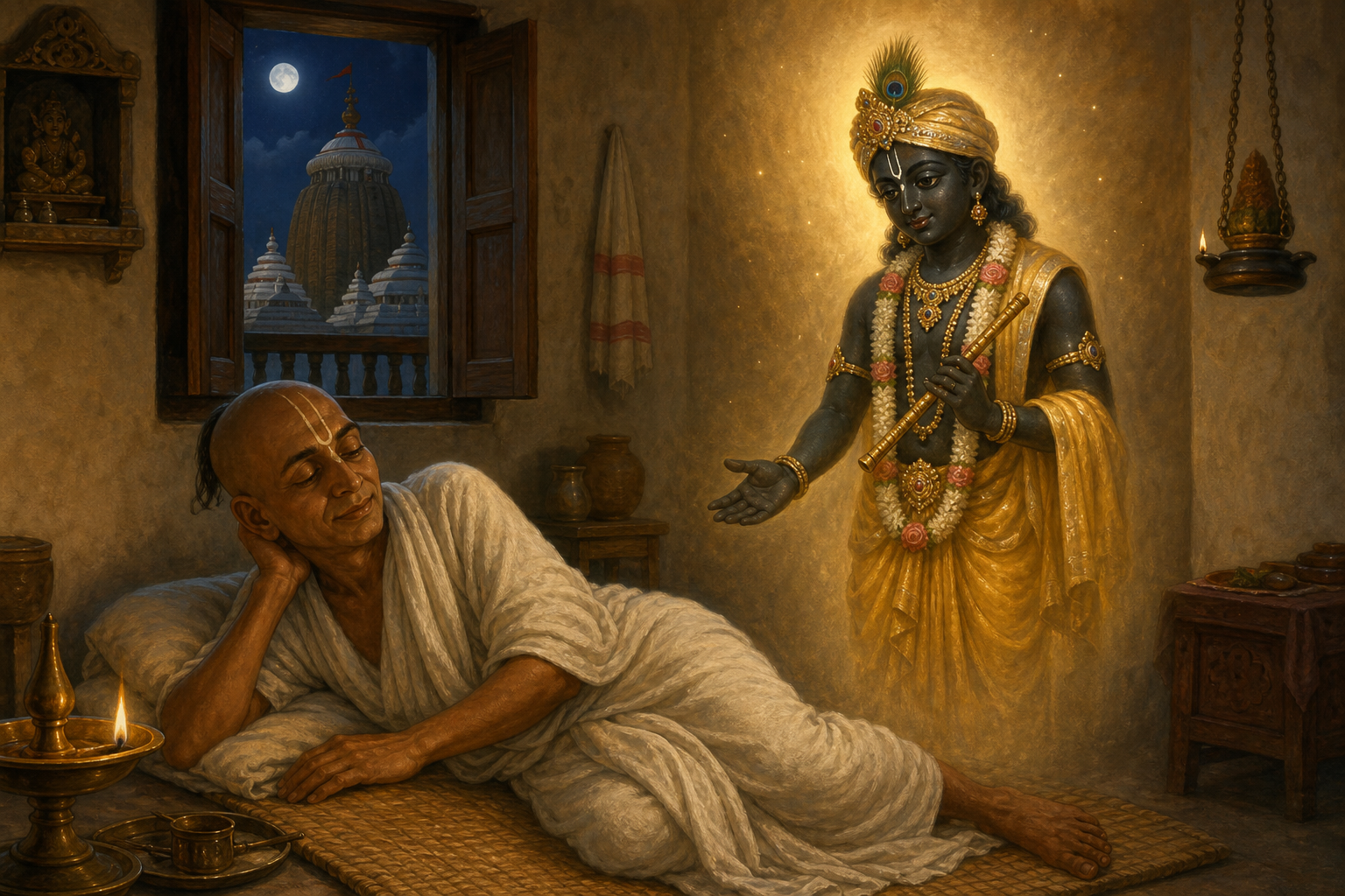 Why Does Tota Gopinath Sit? — illustration